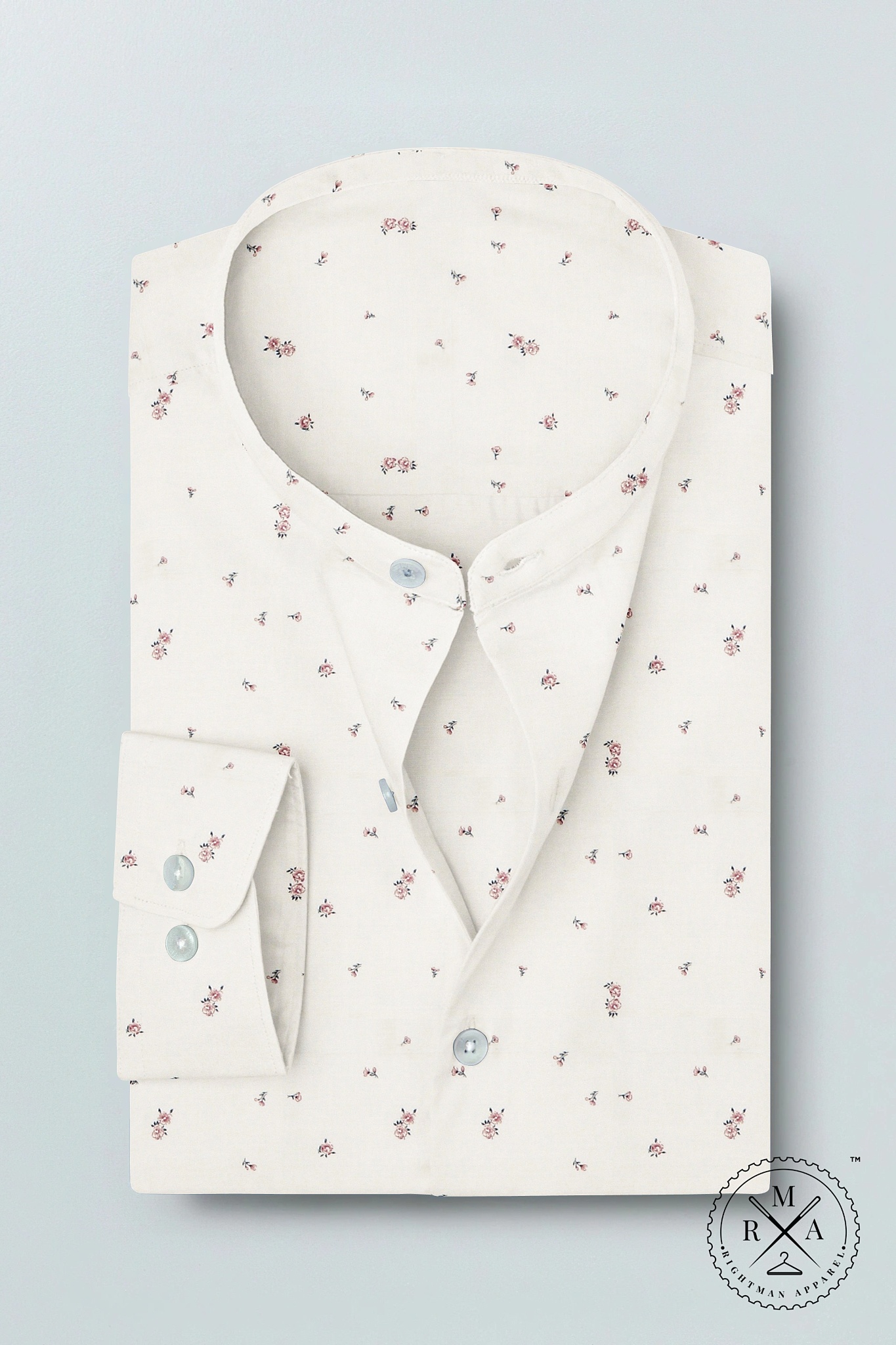 Cream Floral Shirt SH184